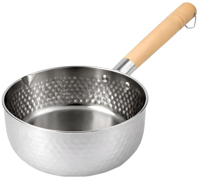 키친켓 인덕션 304스텐 해머톤 편수냄비, 실버, 1개, 18cm