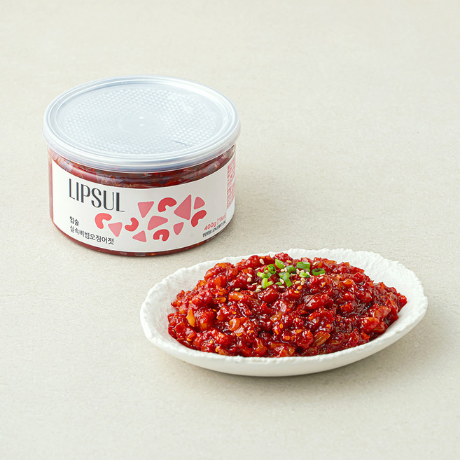 입술 실속 비빔오징어젓, 400g, 1개