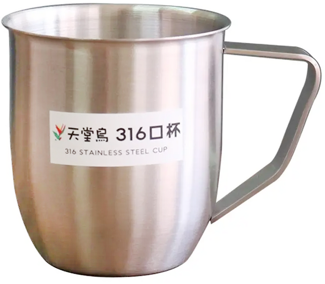 LInox 廚之坊 天堂鳥 316不鏽鋼口杯, 不鏽鋼, 1個