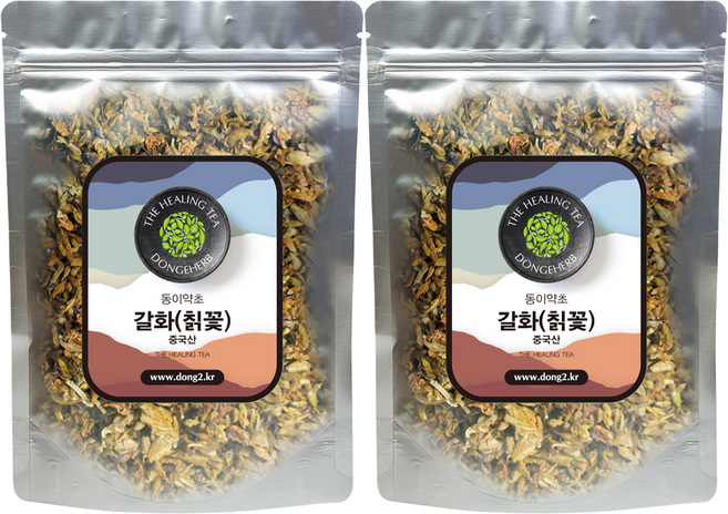 동이약초 칠꽃 갈화, 150g, 2개