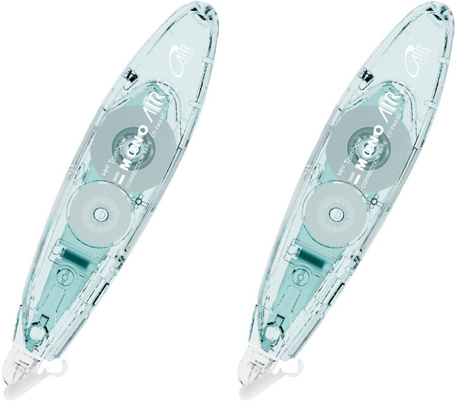 톰보우 모노 에어 펜 타입 수정 테이프, 민트, 2개