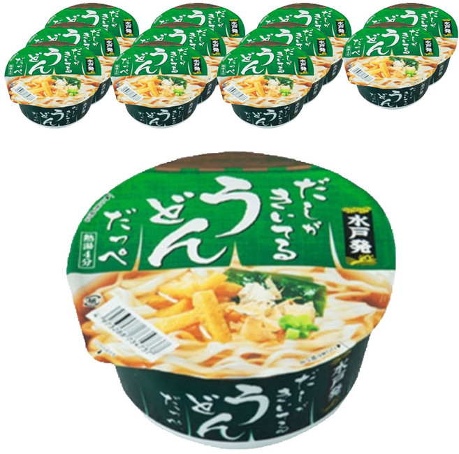 멘노스나오시 다시우동 컵라면 80g, 12개