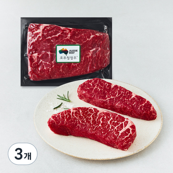 호주산 살치살 스테이크 (냉장), 400g, 3개