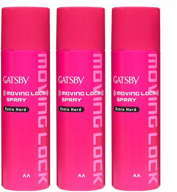 갸스비 무빙 락 엑스트라 하드 스프레이, 253ml, 3개
