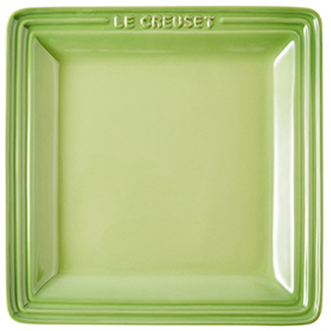 LE CREUSET 東方方形盤, 棕櫚綠, 1個
