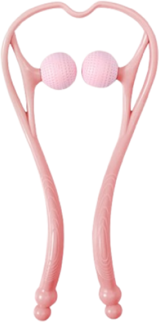 EORIN 경추 목 마사지기, 1개, 분홍색