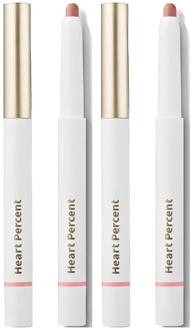 하트퍼센트 도트 온 무드 립펜슬 0.8g, 02크리미핑크, 2개