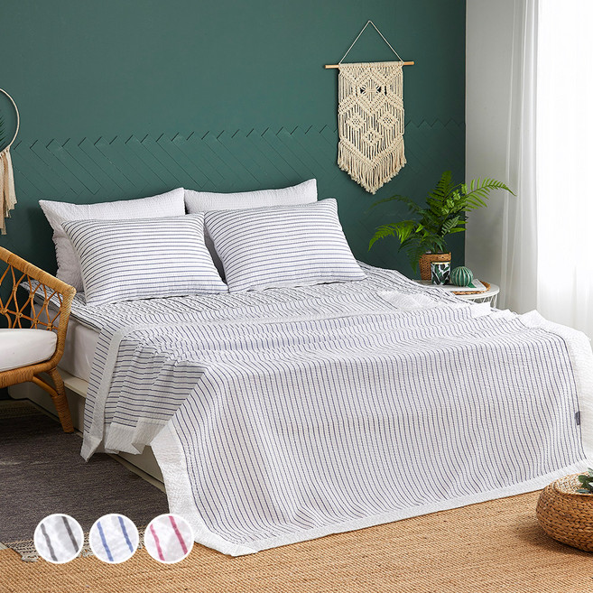 라몬떼 썸머 스트라이프 시어서커 침구 세트