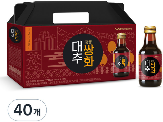 광동제약 대추쌍화, 150ml, 40개