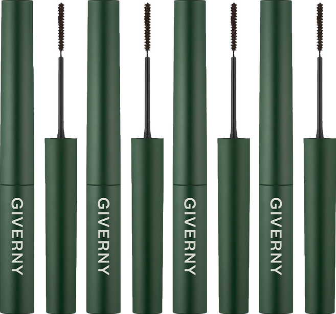 지베르니 밀착 센서티브 마스카라 4g, 02 블랙브라운, 4개