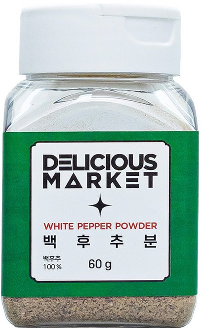 딜리셔스마켓 백후추분 소형, 60g, 1개