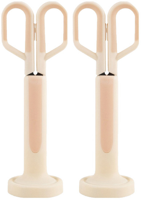 투코비 데스크 시리즈 사무용 스텐딩 가위, 아이보리, 2개