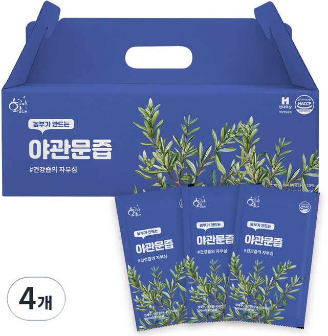 황금이네 야관문즙 진액, 3L, 4개