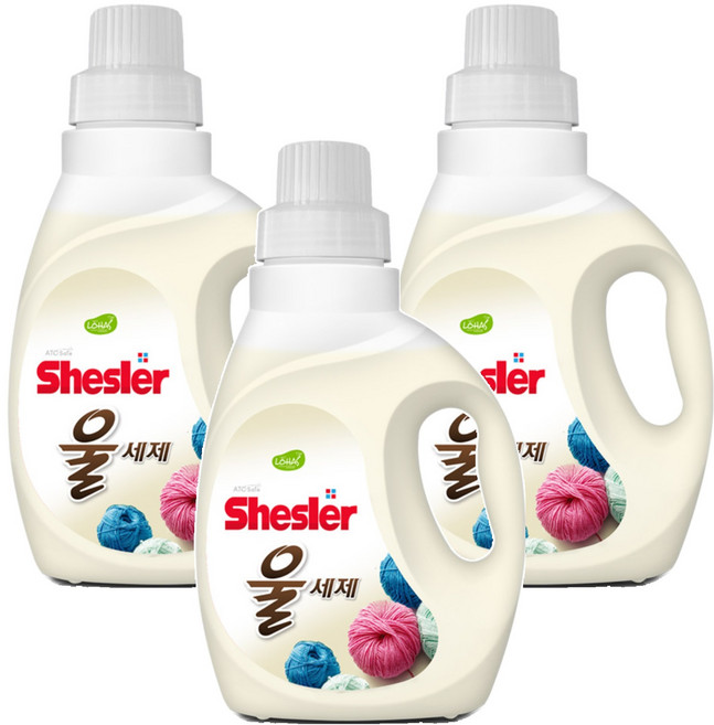 쉬슬러 울세제 본품, 650ml, 3개