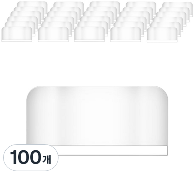 리클 위생마스크 교체용 필름, 1개입, 100개