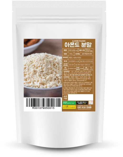 건강스토리 아몬드 가루, 300g, 1개
