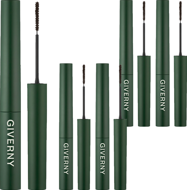 지베르니 밀착 센서티브 마스카라 4g, 02 블랙브라운, 5개