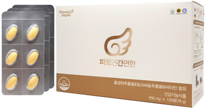 비타민엔젤스 피로엔간편한 밀크시슬 비타민 영양제, 78g, 1개