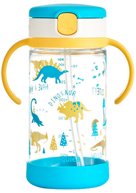 릿첼 AQ 빨대컵, 320ml, 1개, 아쿠아블루