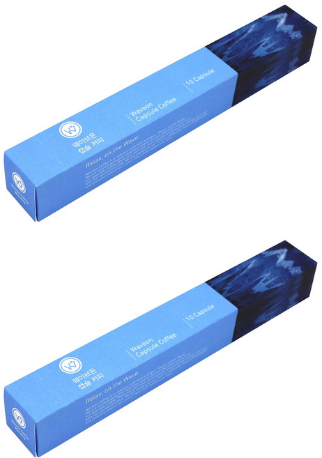 웨이브온커피 웨이브온 블랜드 캡슐 커피, 5.2g, 10개입, 2개