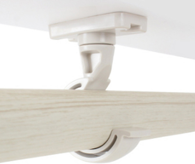 코텍스 커튼브라켓 35mm 큰봉용 회전형, 혼합색상, 3개