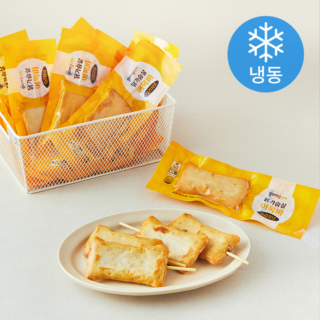 곰곰 닭가슴살 어묵바 오리지널 (냉동), 70g, 10개