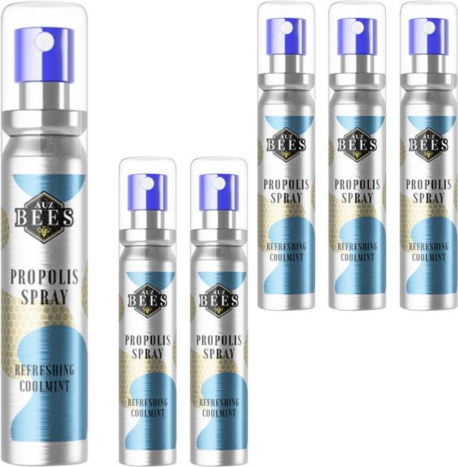 AUZ BEES 澳蜜工坊 澳大利亞蜂膠噴霧, 6瓶, 25ml