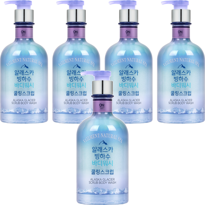 VEILMENT 蓓蔓 SPA賦活沐浴露 阿拉斯加以色列死海鹽, 600g, 5瓶