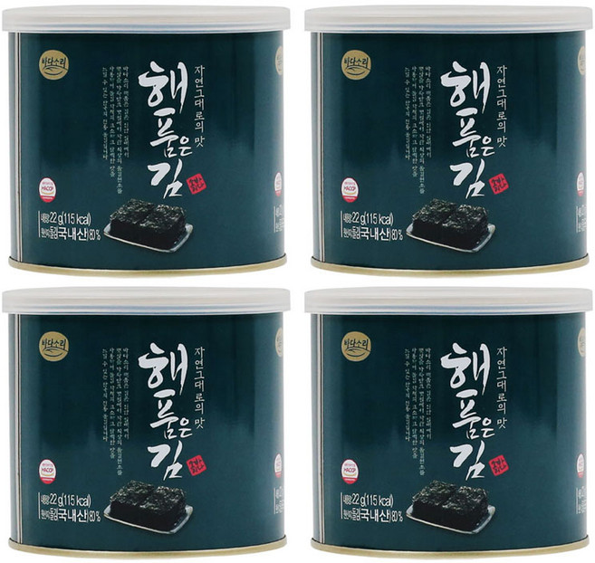 바다소리 해품은 김, 22g, 4개