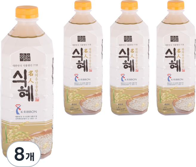 하늘청 오리지날 식혜, 1.8L, 8개