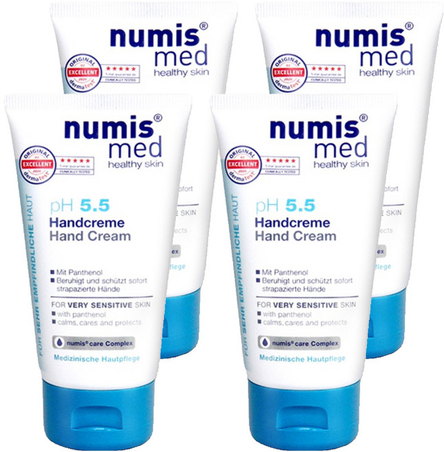 numis med 樂美思 護手霜 pH5.5 2712, 75ml, 4條