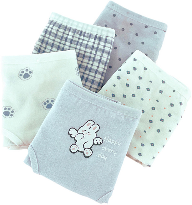 주니데이 엔젤레빗 학생 팬티 5종 세트