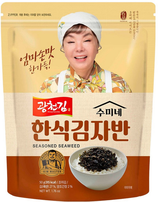 광천김 수미네 한식 김자반, 50g, 1개