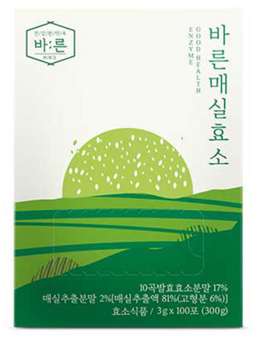 건강한약속바른 매실효소 100p, 300g, 1개