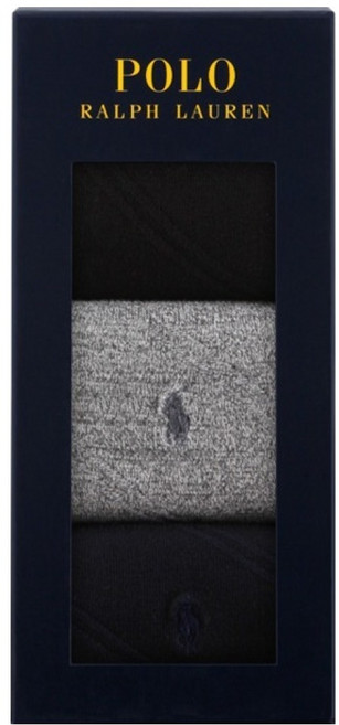폴로랄프로렌 남성용 사선패턴 장목 3켤레 선물세트