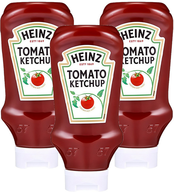 하인즈 토마토 케찹, 570g, 3개