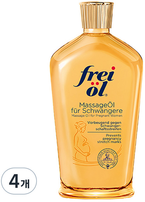 프라이웰 마사지 오일 포 프래그넌트 우먼 바디오일, 125ml, 4개