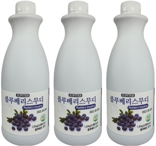 데이웰 블루베리 스무디, 1.8kg, 3개