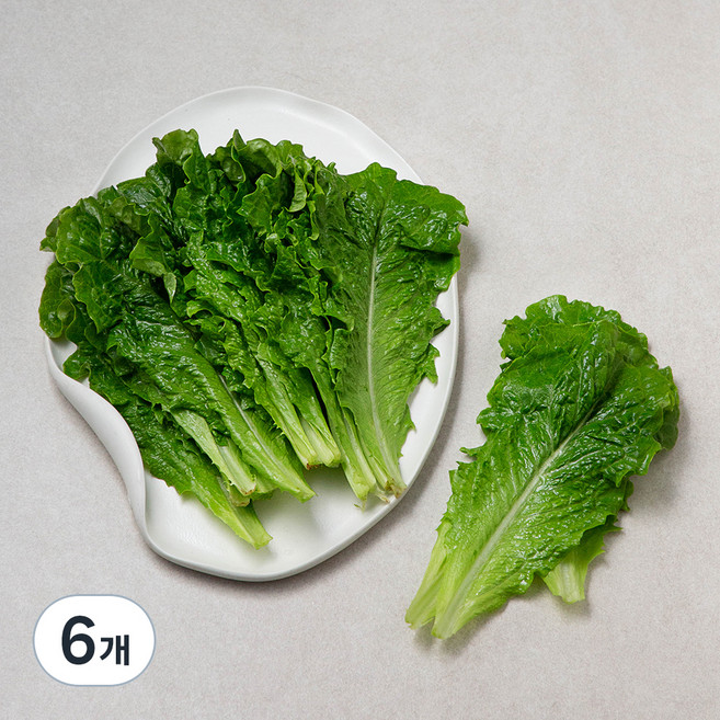 국내산 아삭한 상추, 150g, 6개