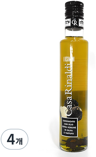 까사리날디 블랙 트러플 엑스트라 버진 올리브 오일, 250ml, 4개