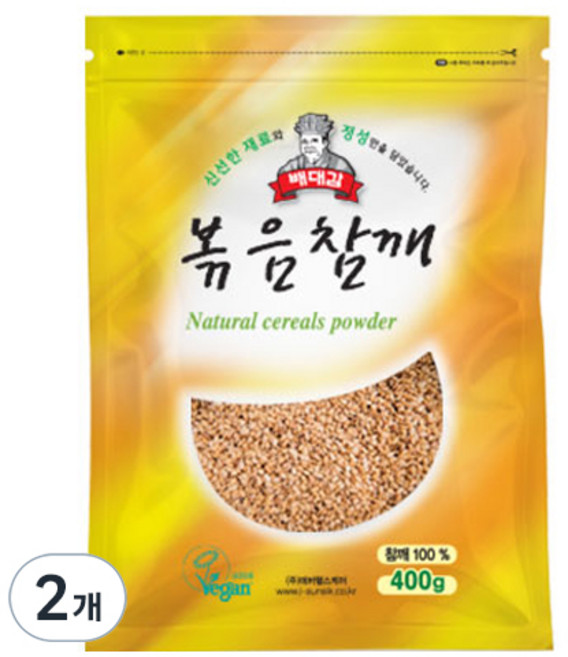 배대감 볶음참깨, 400g, 2개