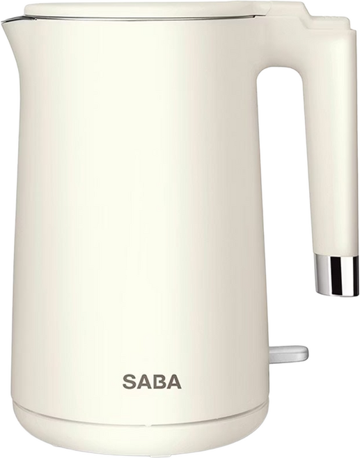 SABA 雙層防燙不鏽鋼快煮壺 1.7L, SA-HK43, 1台