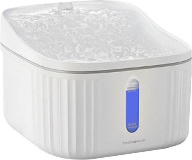 딩동펫 반려동물 워터 커브 대용량 자동 정수기 3L, 화이트, 1개, JN-203