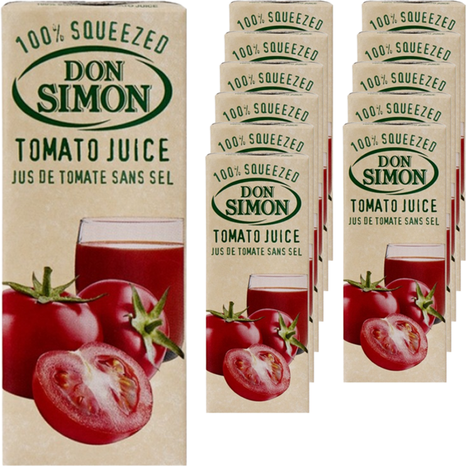 돈시몬 착즙 토마토 주스, 200ml, 12개