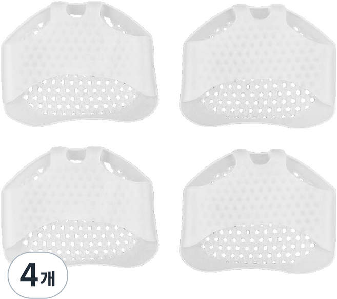 코모스코 발관리 실리콘 앞꿈치 패드 화이트, 60g, 4개, 2개입