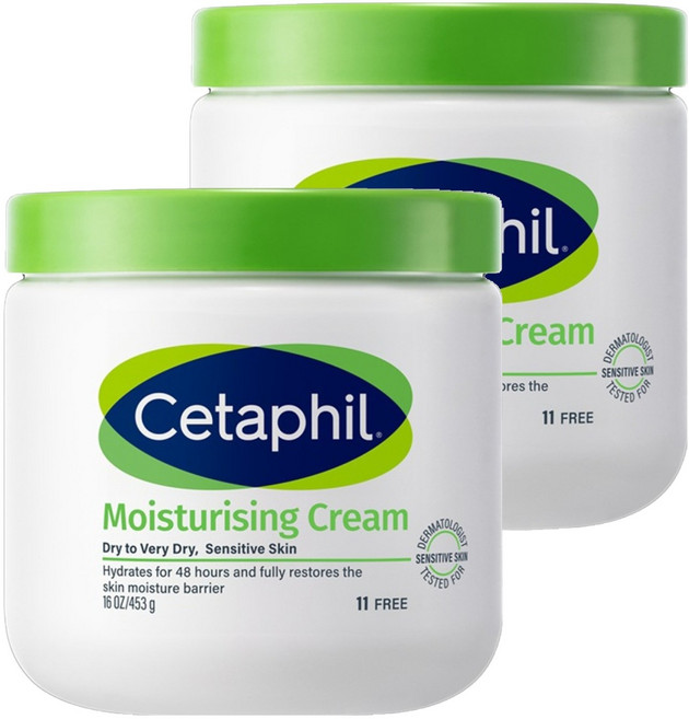 세타필 모이스춰라이징 크림, 453g, 2개