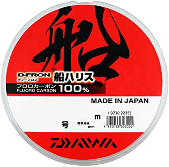 DAIWA 大和 釣線 D-FRON FUNE HARISU 100m, 透明色, 1捲