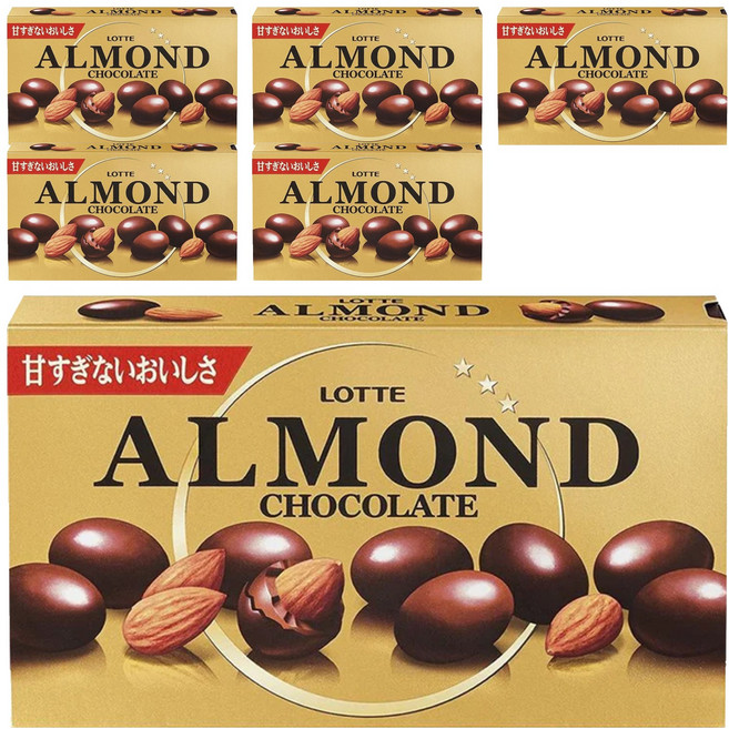 LOTTE 樂天 杏仁可可球, 46g, 6盒