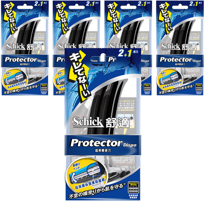 Schick 舒適牌 超捍輕便刀 19.9g, 3入, 5包