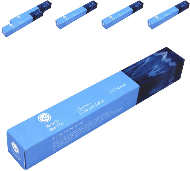 웨이브온커피 웨이브온 블랜드 캡슐 커피, 5.2g, 10개입, 6개